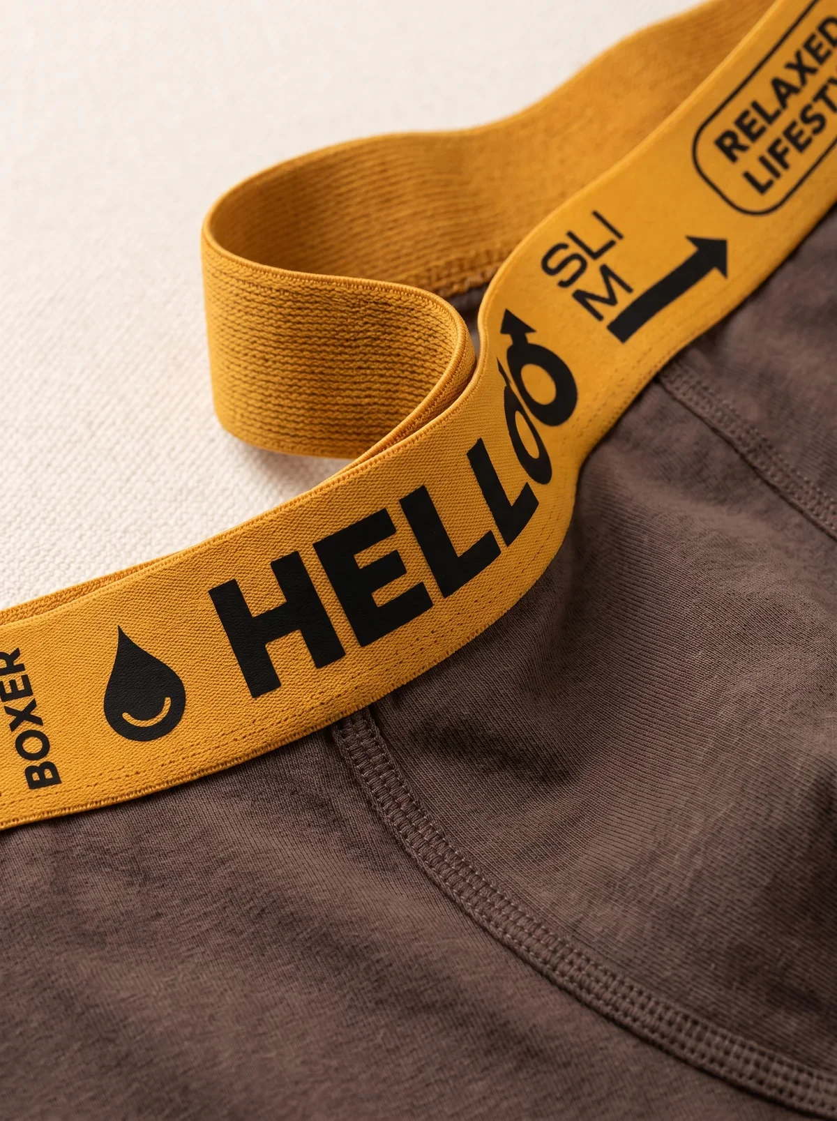 Hello Slim Premium Boxer — Amestec de bumbac pieptănat care respiră, cu textură moale