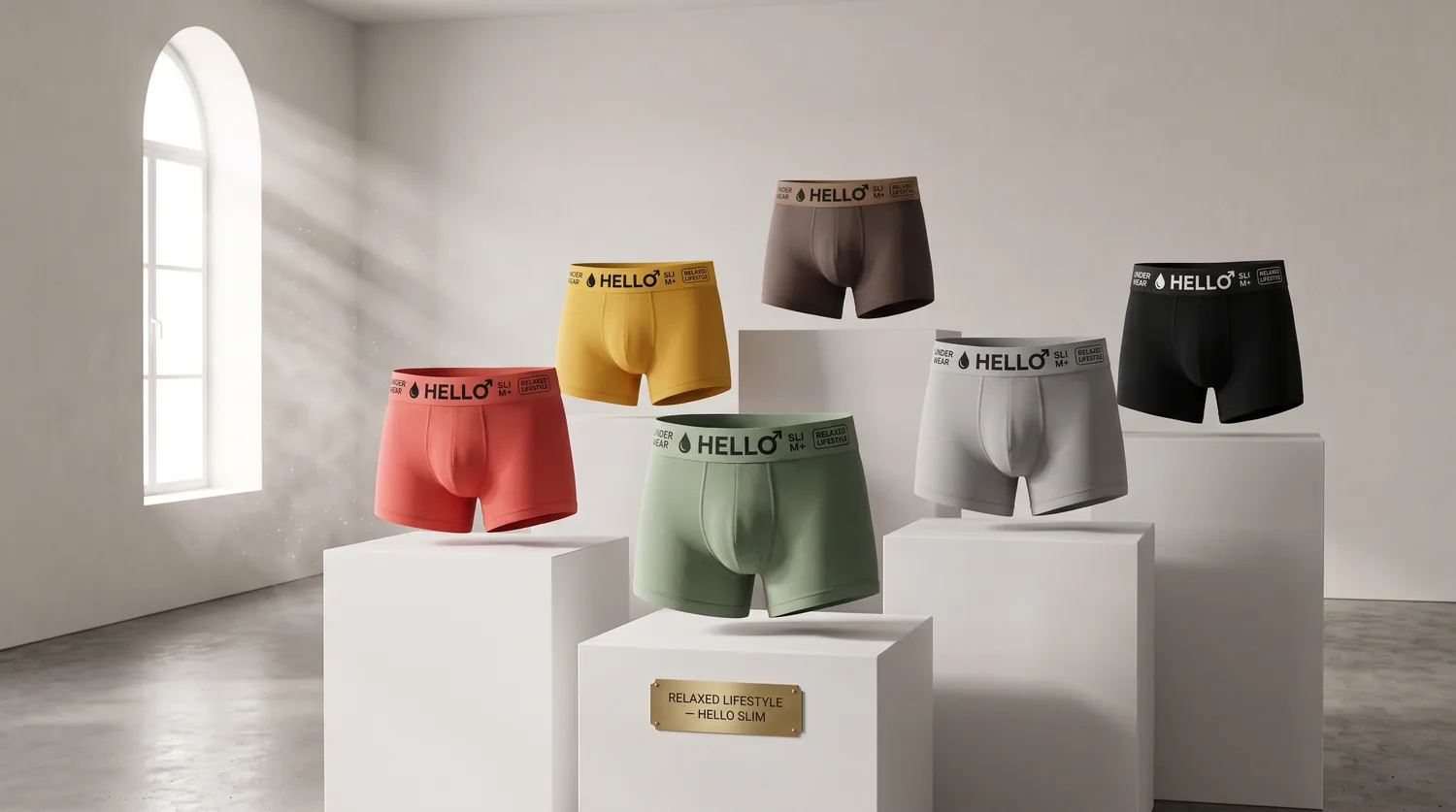 Hello Slim Premium Boxer — Boxeri care stau la locul lor toată ziua